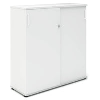 UNI Cabinet di porta scorrevole | 3 OH, 1200 x 1143 mm, bianco