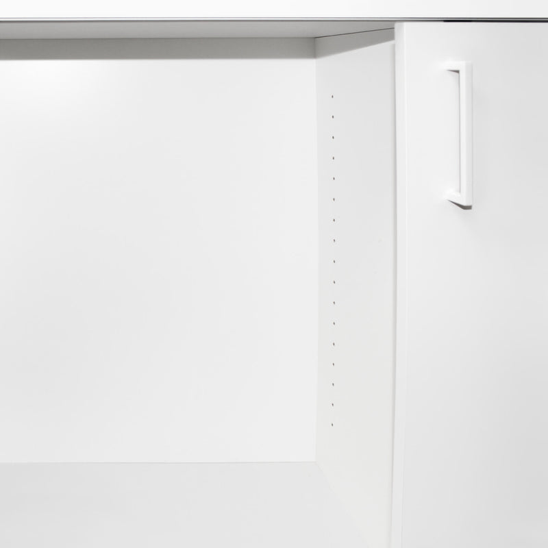 UNI Armadio con ante scorrevoli | 3 OH, 1000 x 1143 mm, bianco  - 7 Main Image
