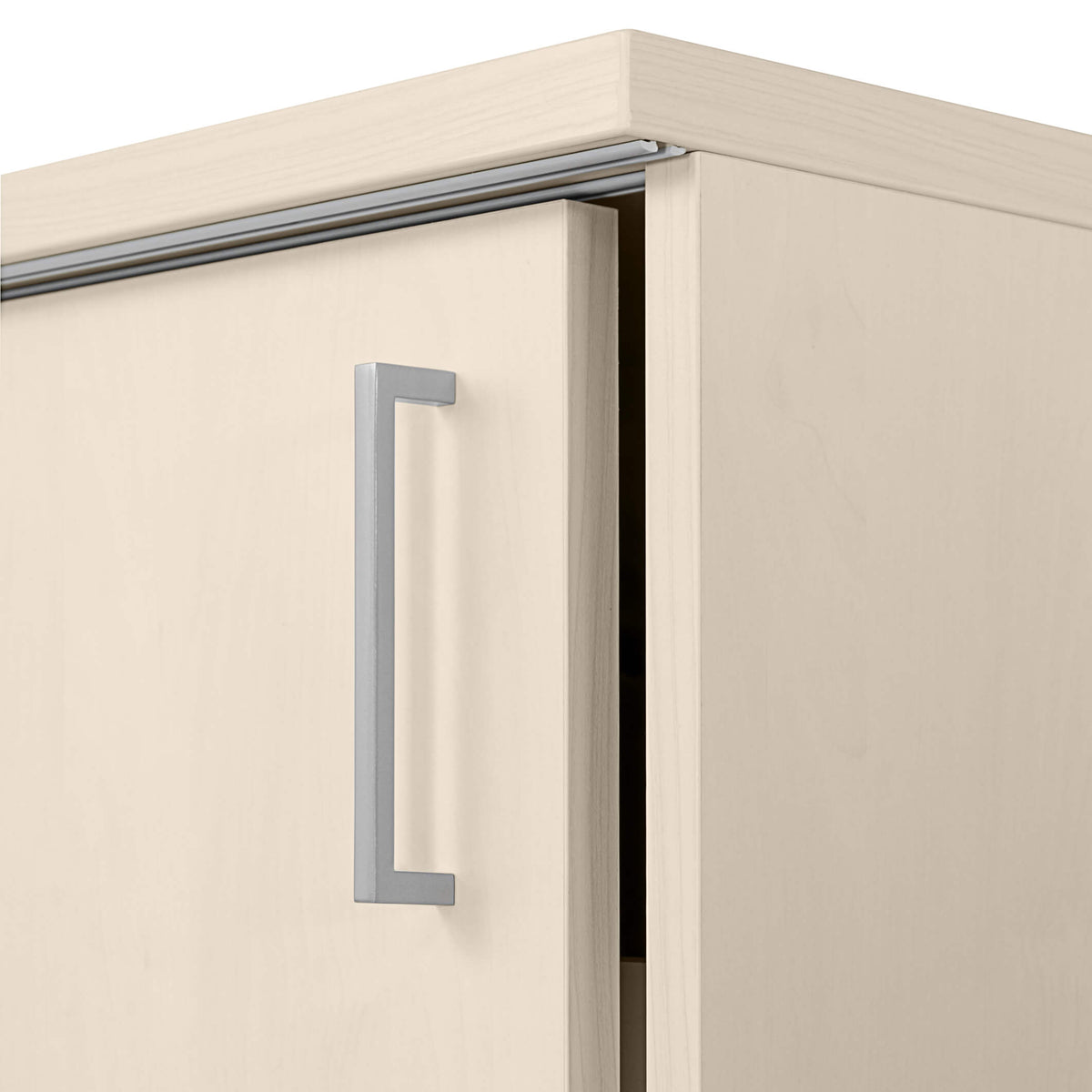 UNI Armoire à portes coulissantes | 3 OH, 1200 x 1143 mm, érable  - 12 Lightbox Main Image