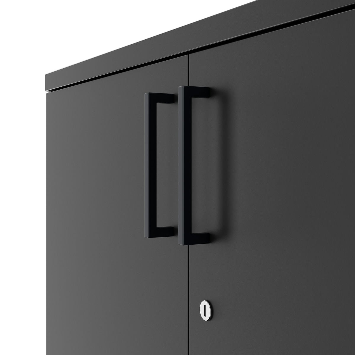 UNI Flügeltürenschrank | 2 OH, 800 x 777 mm, Anthrazit - 8 Lightbox Main Image