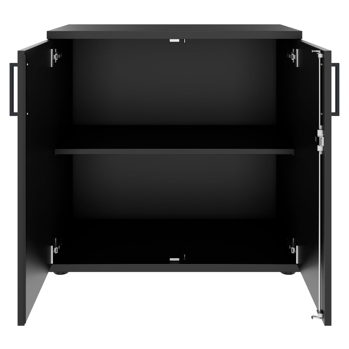 UNI Flügeltürenschrank | 2 OH, 800 x 777 mm, Anthrazit - 2 Lightbox Main Image