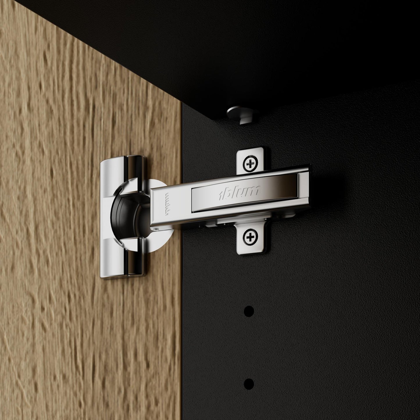 UNI Flügeltürenschrank | 5 OH, 800 x 1897 mm, Anthrazit / Wildeiche
