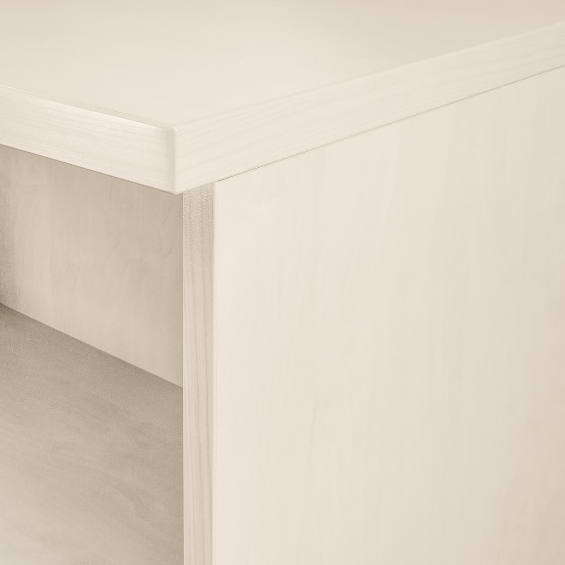 UNI Cabinet di porta scorrevole | 2 OH, 1000 x 777 mm, acero