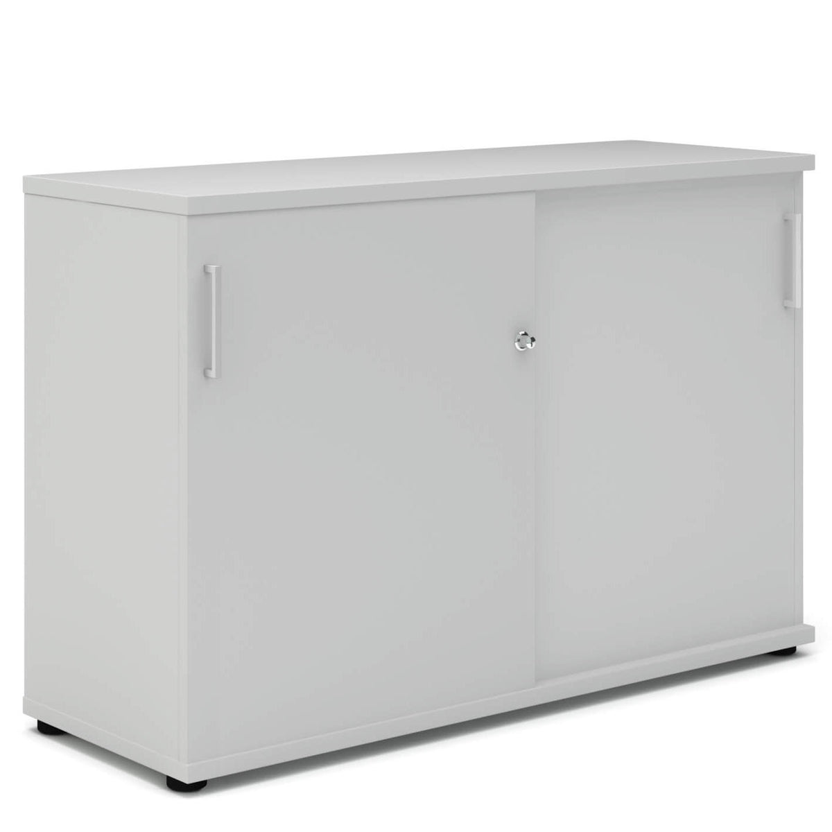 UNI Armadio con ante scorrevoli | 2 OH, 1200 x 777 mm, grigio perla  - 2 Lightbox Main Image