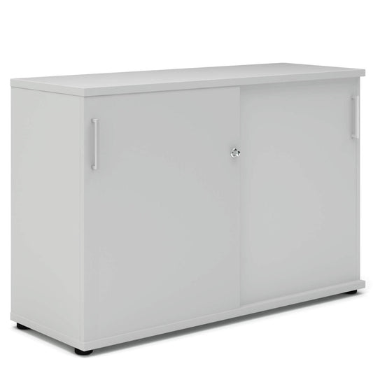 UNI Sliding door cabinet | 2 Oh, 1200 x 777 mm, pearl gray