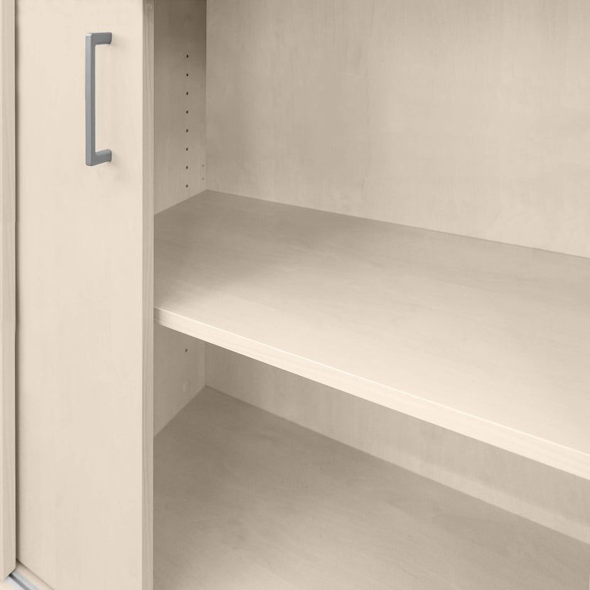 UNI Cabinet di porta scorrevole | 2 OH, 1200 x 777 mm, acero