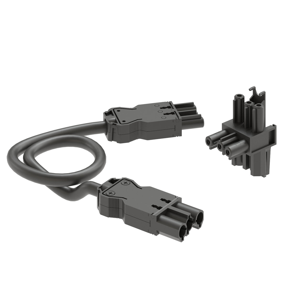 Bloc de distribution UNI avec câble de rallonge | Connecteur GST18i3 et 2 prises GST18i3 - 1 Lightbox Main Image