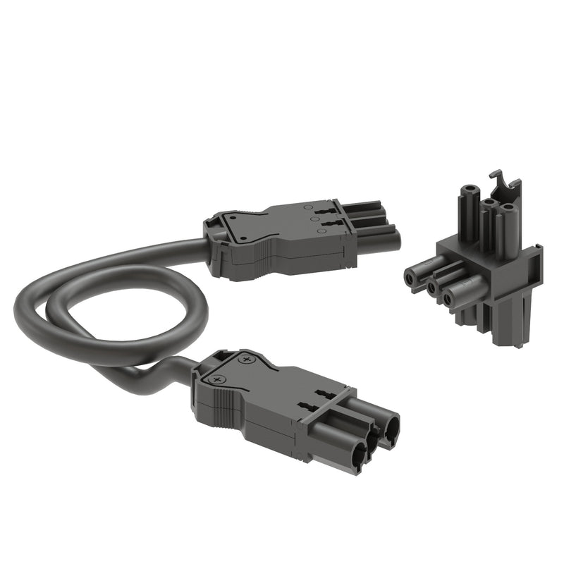 Bloc de distribution UNI avec câble de rallonge | Connecteur GST18i3 et 2 prises GST18i3 - 1 Main Image