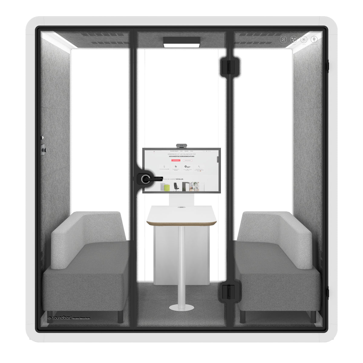 VR-L MeetingBox | Space-in-Room, Sound Isolation, per 4 persone - 2 Lightbox Main Image