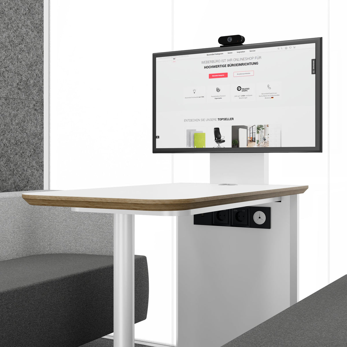VR-L MeetingBox | Space-in-Room, Sound Isolation, per 4 persone - 5 Lightbox Main Image
