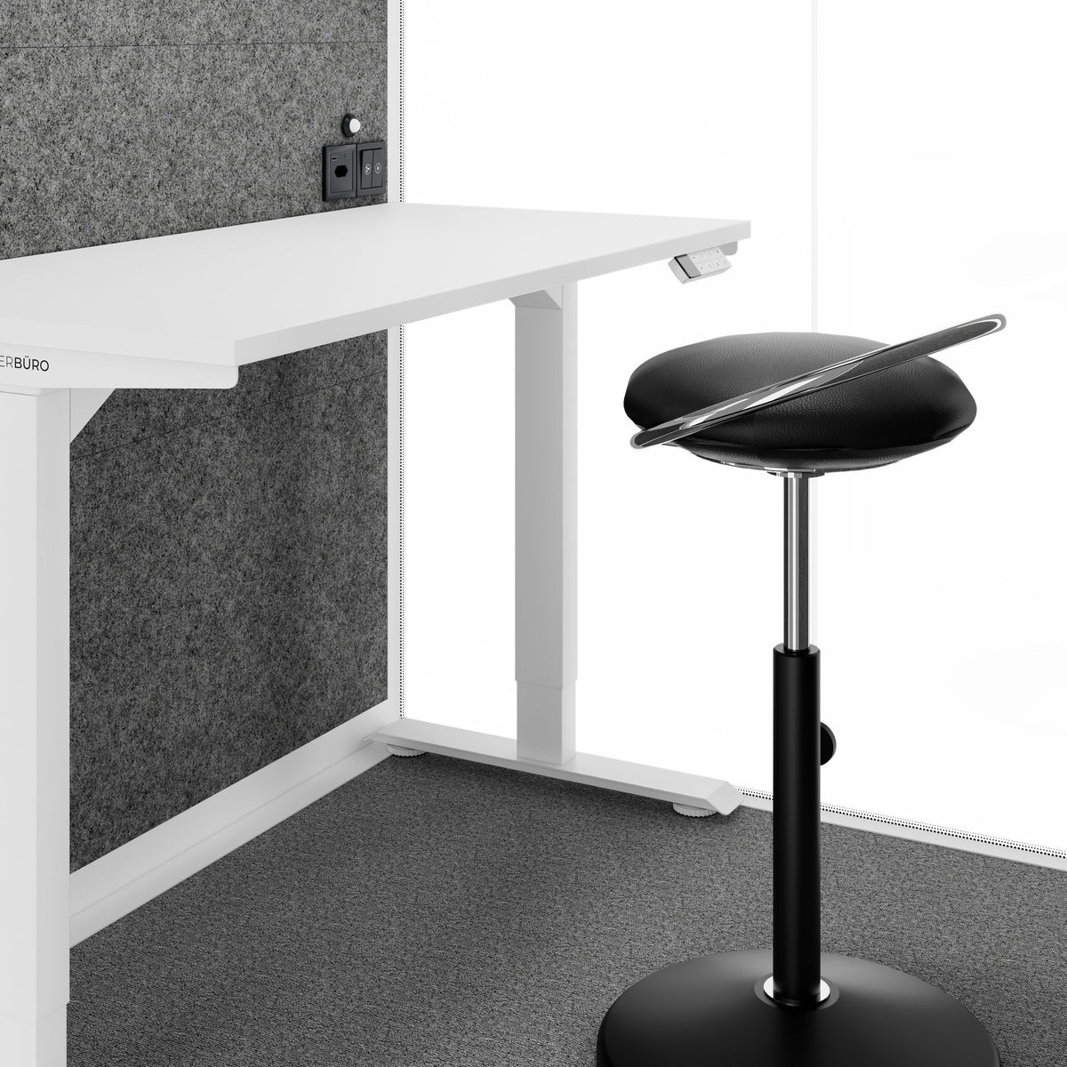 VR WORK box acoustique | poste de travail pour 1 personne, pièce dans la pièce, isolation phonique  - 14 Lightbox Main Image