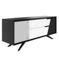 VYND Lowboard | 1800 x 780 mm, Quarzfront, Metallbeine, Schubladen - 1 Thumbnail Image