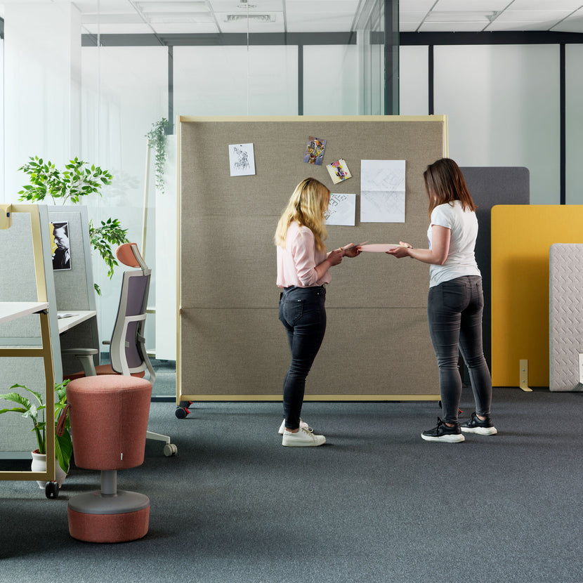 WARIANT Mobile Stellwand | 1400-2400 x 2000, Whiteboard