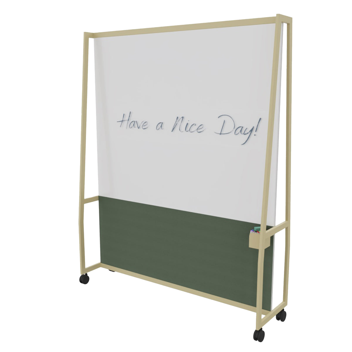 WARIANT Mobile Stellwand | 1400-2400 x 2000, Whiteboard - 3 Lightbox Main Image