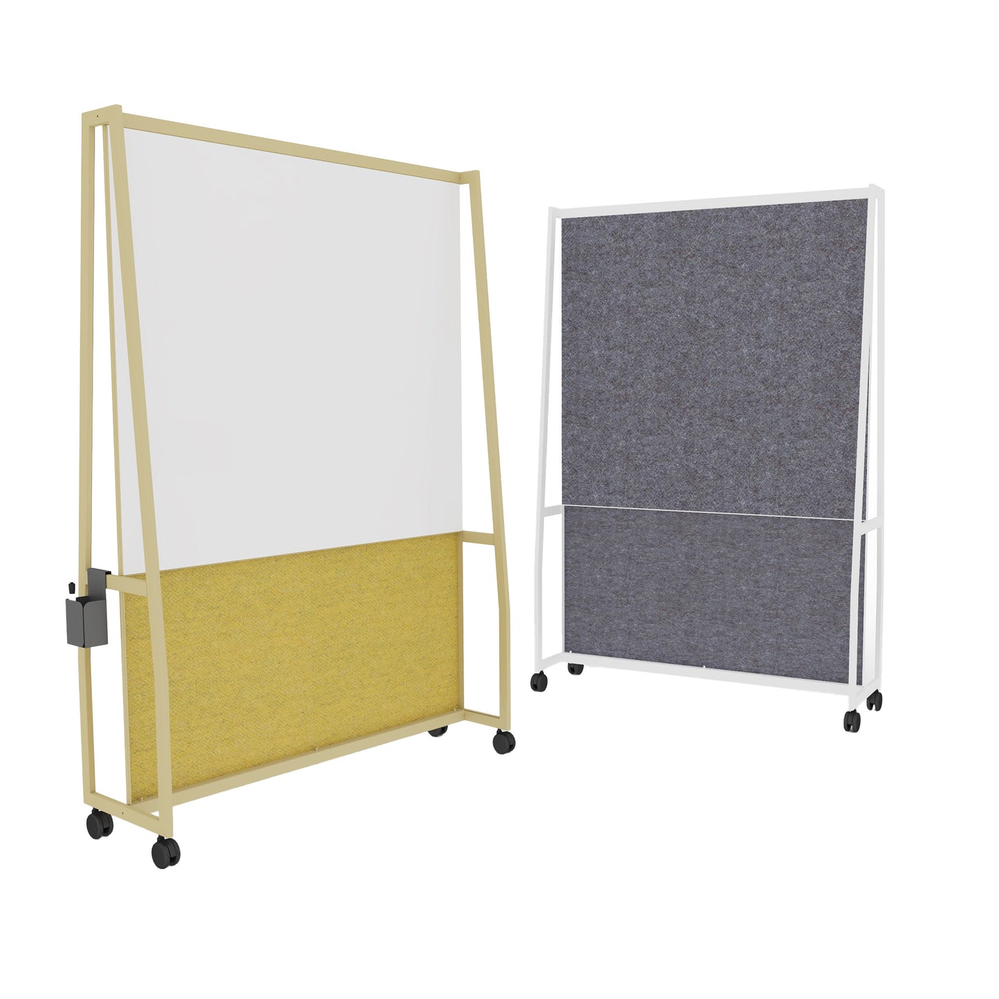 WARIANT Mobile Stellwand | 1400-2400 x 2000, Whiteboard