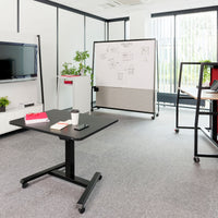 WARIANT Mobile Stellwand | 1400-2400 x 2000, Whiteboard