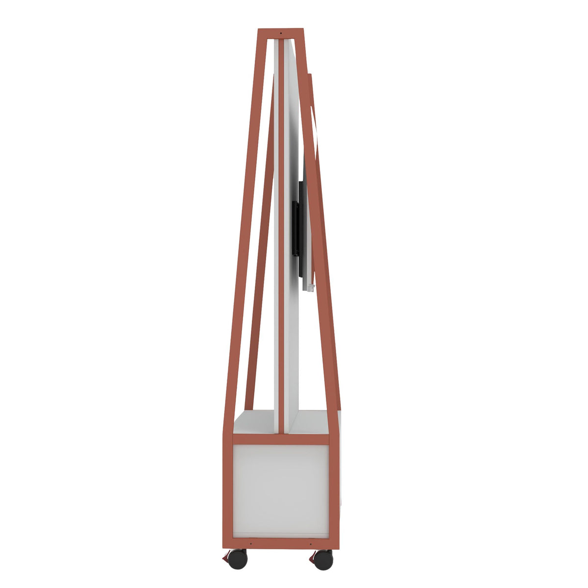 WARIANT Mobiler Flachbildschirmständer | 1400 x 2000, Unterschrank, VESA-Halterung