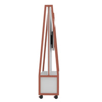 WARIANT Mobiler Flachbildschirmständer | 1400 x 2000, Unterschrank, VESA-Halterung