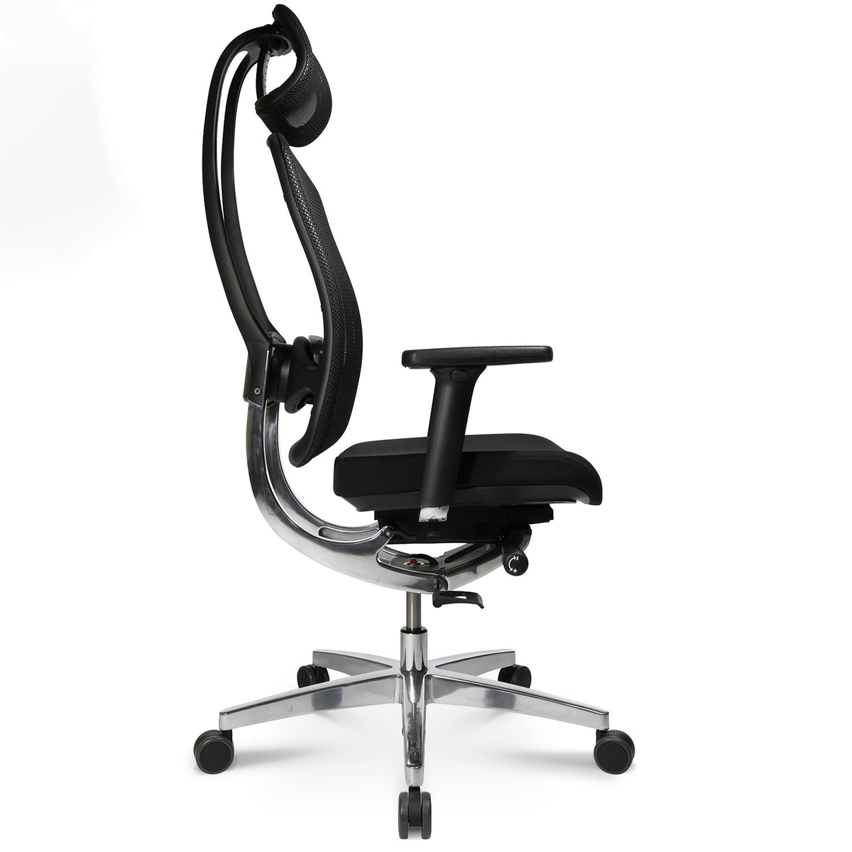Wagner - AluMedic 10 Bürodrehstuhl | Kopfstütze, Schwarz - 7 Lightbox Main Image