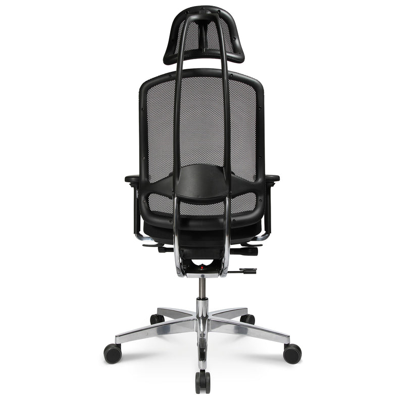 Wagner - AluMedic 10 Bürodrehstuhl | Kopfstütze, Schwarz - 5 Main Image