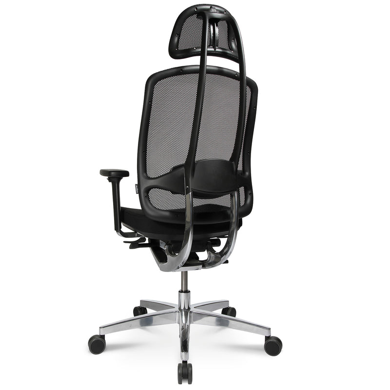 Wagner - AluMedic 10 Bürodrehstuhl | Kopfstütze, Schwarz - 8 Main Image