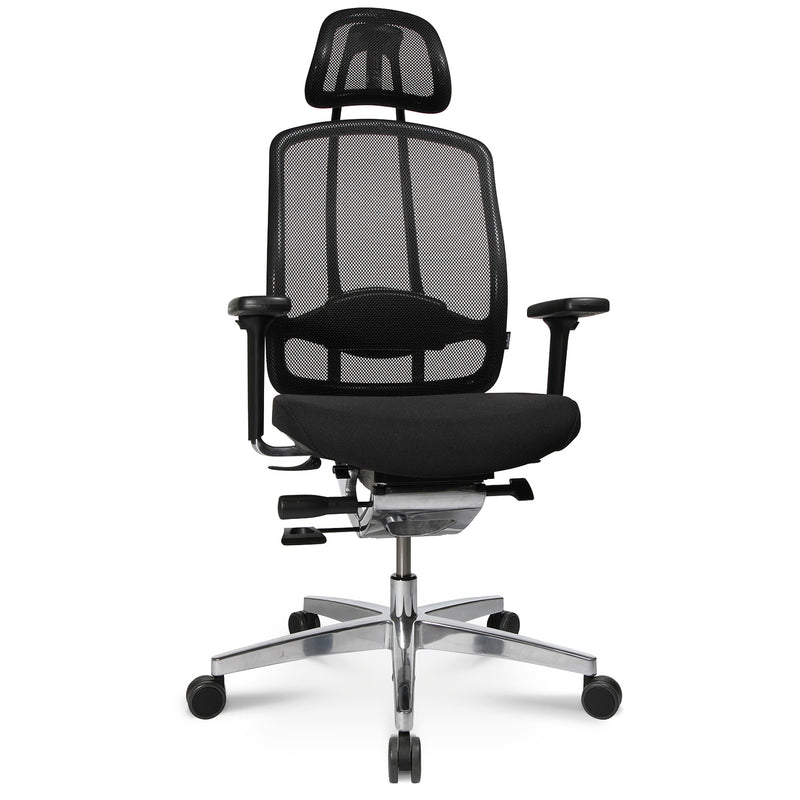 Wagner - AluMedic 10 Bürodrehstuhl | Kopfstütze, Schwarz - 9 Main Image