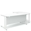OPTIMA Bureau d'angle C | 2400 x 1800 mm, blanc - 2 Thumbnail Image