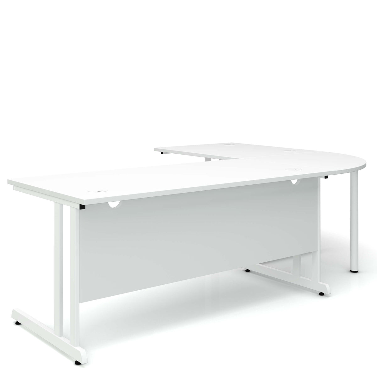 OPTIMA Bureau d'angle C | 2400 x 1800 mm, blanc - 2 Lightbox Main Image
