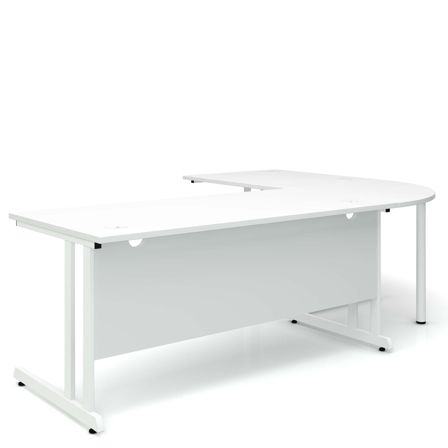 OPTIMA C Corner Desk | 2400 x 1800 mm, White
