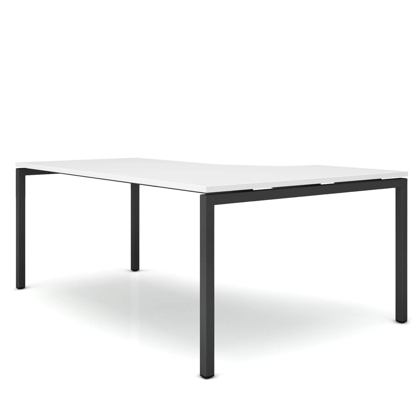 NOVA Winkelschreibtisch | Winkel links, 1800 x 1200 mm, Weiß