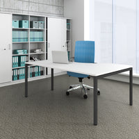 NOVA Angle Desk | Angle à gauche, 1800 x 1200 mm, blanc
