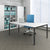 Nova angle desk | Angle on the left, 1800 x 1200 mm, white