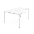 NOVA Combinaison d'angle | Avec armoire de pharmacien, angle à gauche, 2200 x 1200 mm, blanc - 3 Thumbnail Image