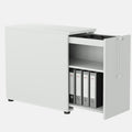 NOVA Combinaison d'angle | Avec armoire de pharmacien, angle à gauche, 2200 x 1200 mm, blanc - 4 Thumbnail Image