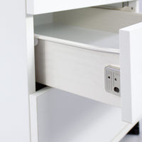 NOVA Winkelkombination | Mit Standcontainer, Winkel rechts, 1800 x 1630 mm, Weiß