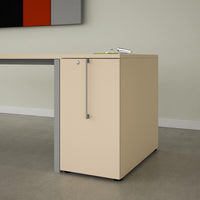 NOVA Combinazione angolare | Con un armadio farmaceutico, angolo a sinistra, 2200 x 1200 mm, acero