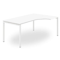 NOVA Winkelkombination | Mit Standcontainer, Winkel rechts, 1800 x 1630 mm, Weiß