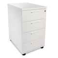 NOVA Combinaison d'angle | Avec conteneur de support, angle à gauche, 1800 x 1630 mm, blanc - 2 Thumbnail Image