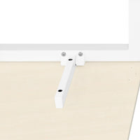 NOVA Angle Desk | Angolo a destra, 1800 x 1200 mm, acero