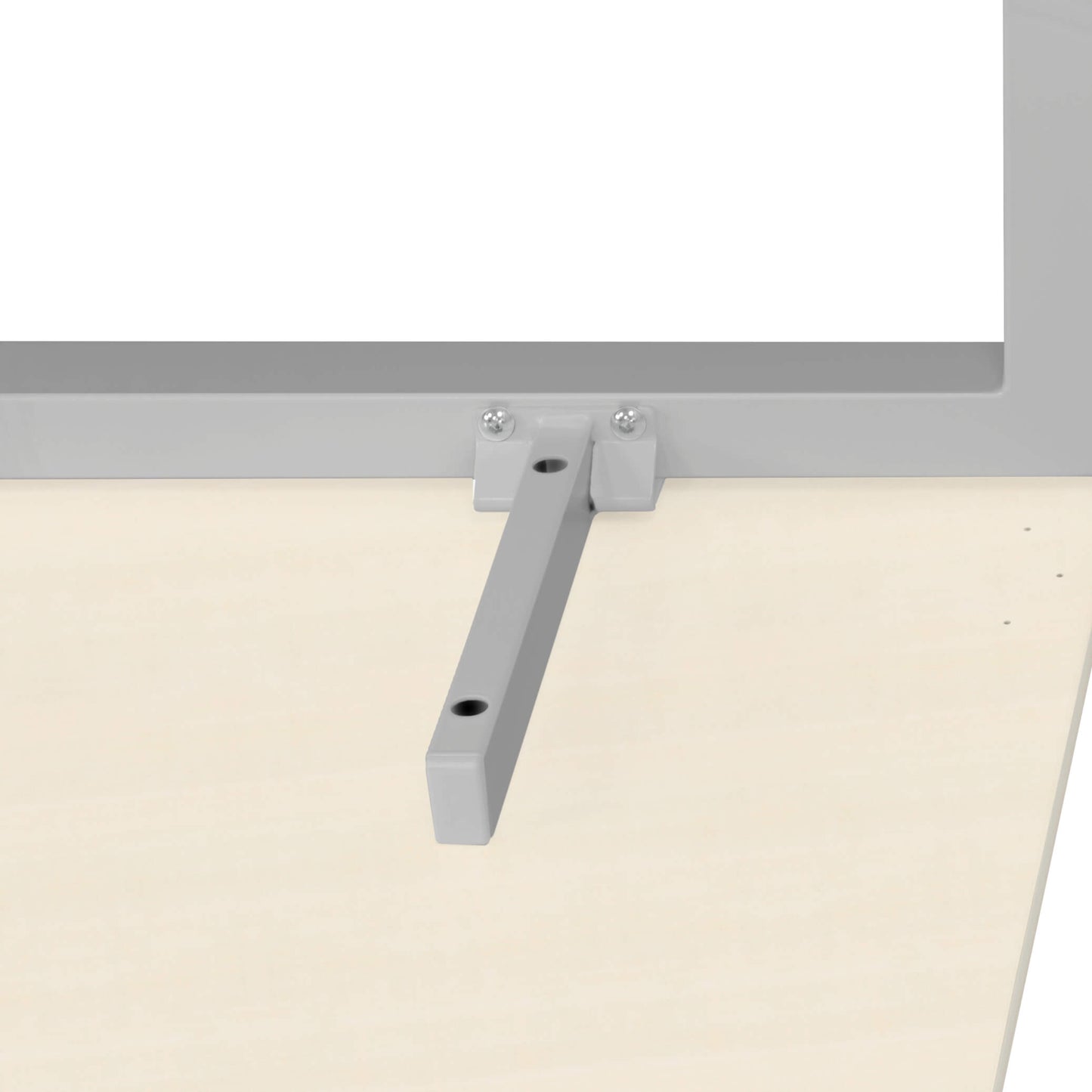 NOVA Angle Desk | Angolo a destra, 1800 x 1200 mm, acero