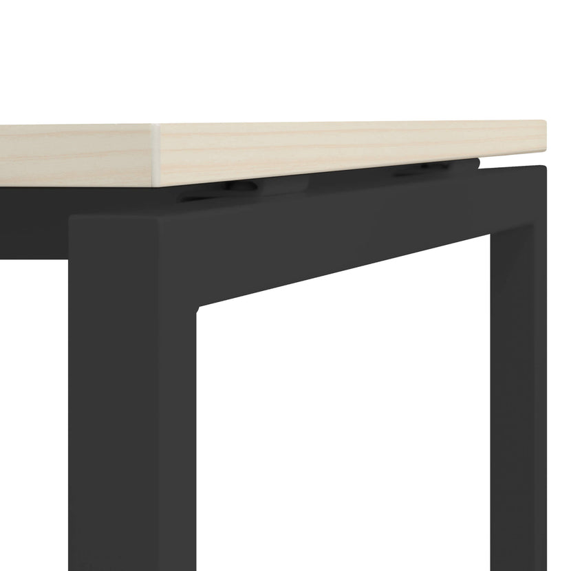 NOVA Angolo scrivania | Angolo a destra, 1800 x 1200 mm, acero
