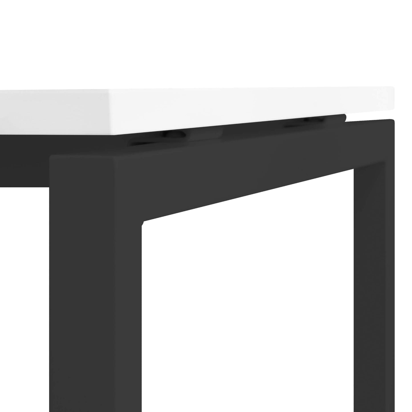 NOVA Angle Desk | Angle à droite, 1800 x 1200 mm, blanc