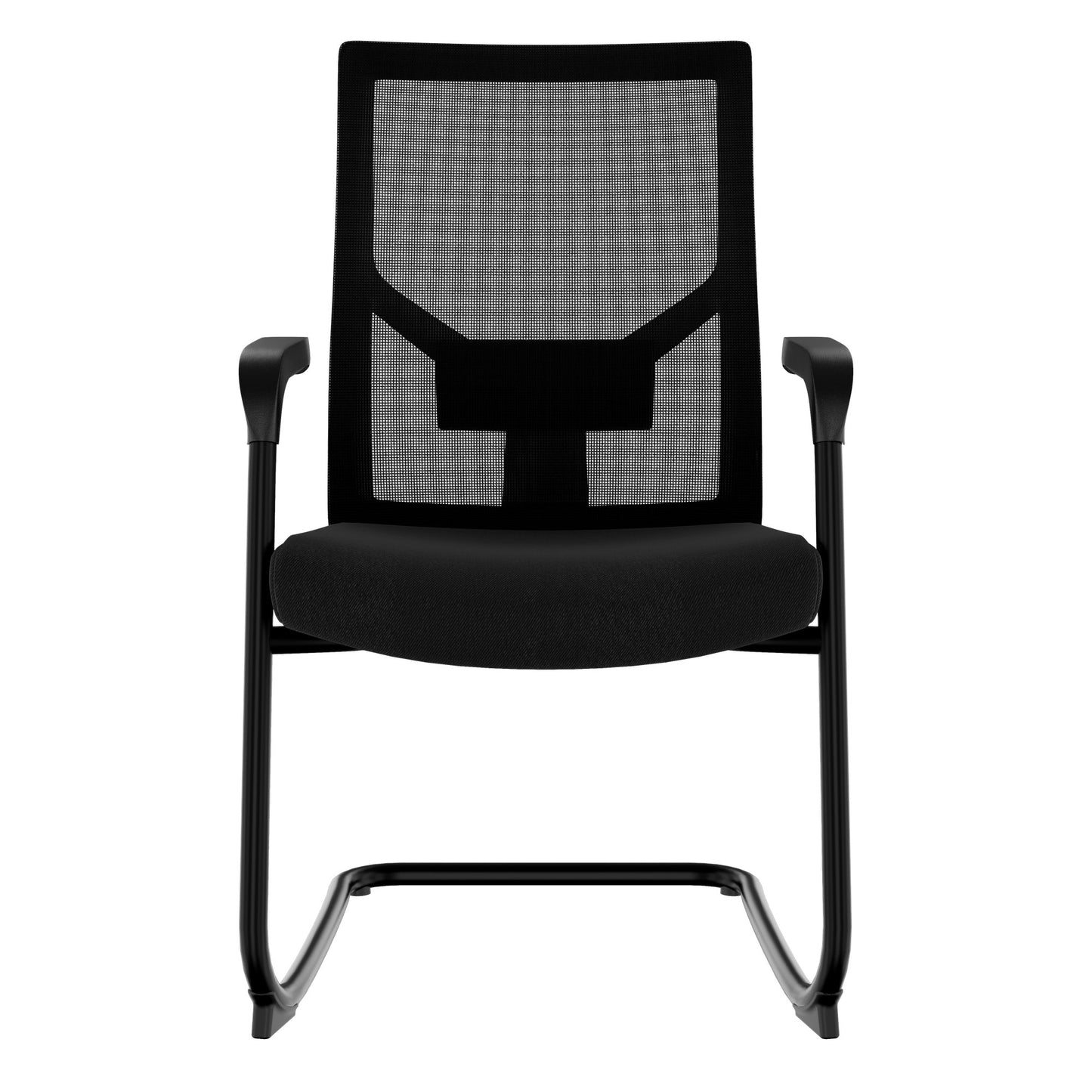Y-frame Freischwinger | With adjustable lordosis support, black