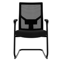 Y-frame Freischwinger | With adjustable lordosis support, black