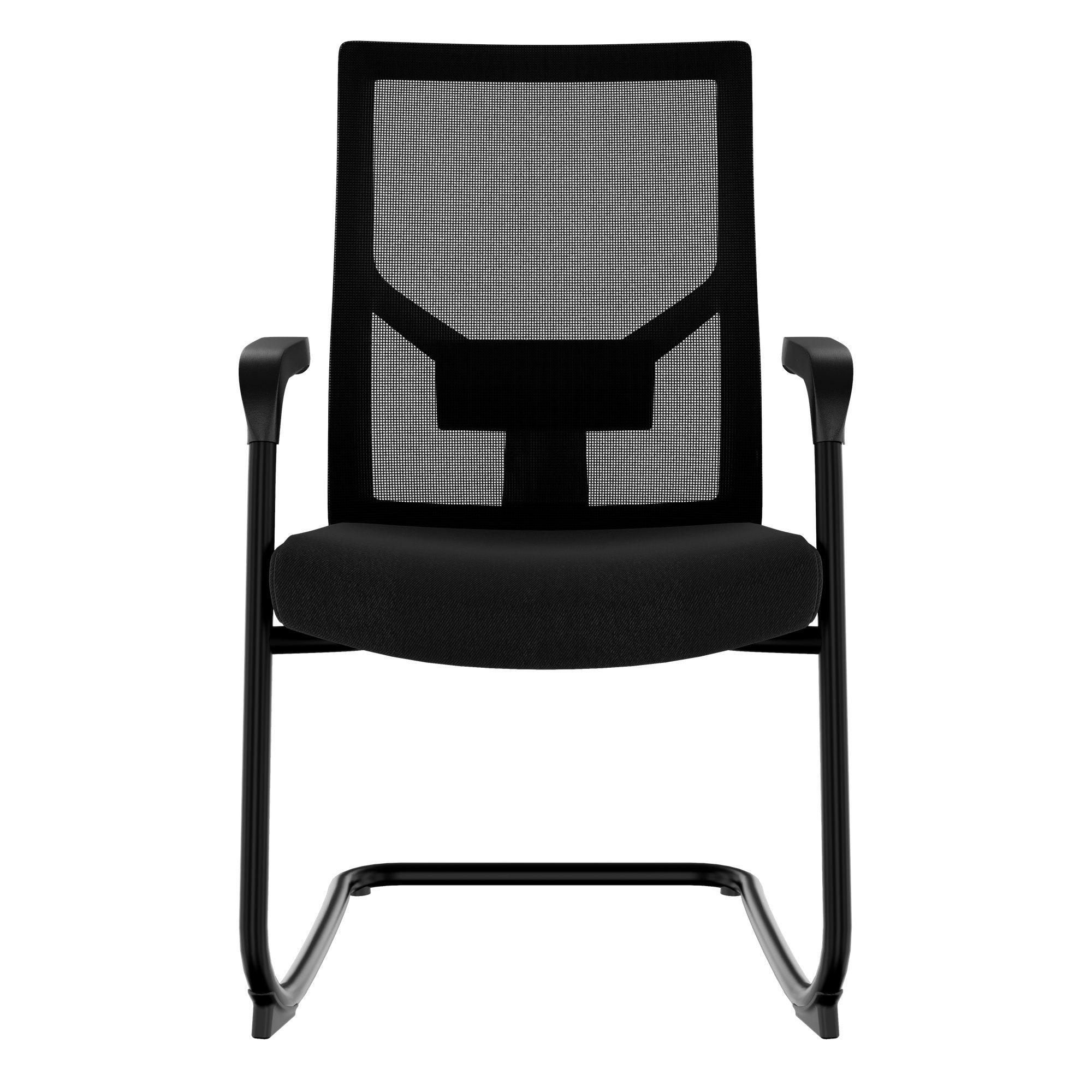 Y-frame Freischwinger | With adjustable lordosis support, black
