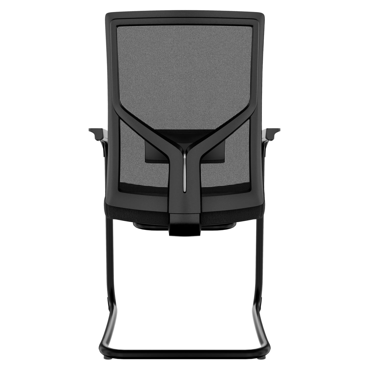 Y-frame Freischwinger | With adjustable lordosis support, black