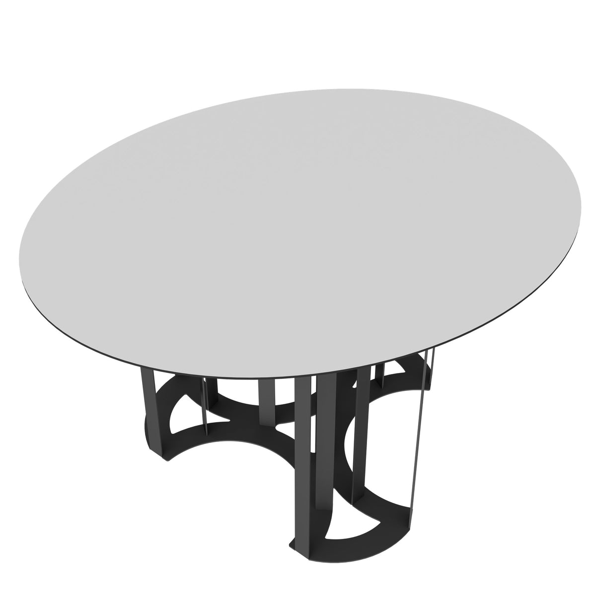 ZooZoo Beistelltisch | Runde oder elliptische Tischplatte - 4 Lightbox Main Image