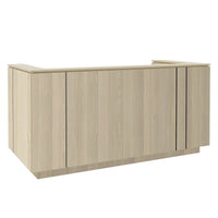 ICE reception desk | 2204 x 1022 mm, sand ash