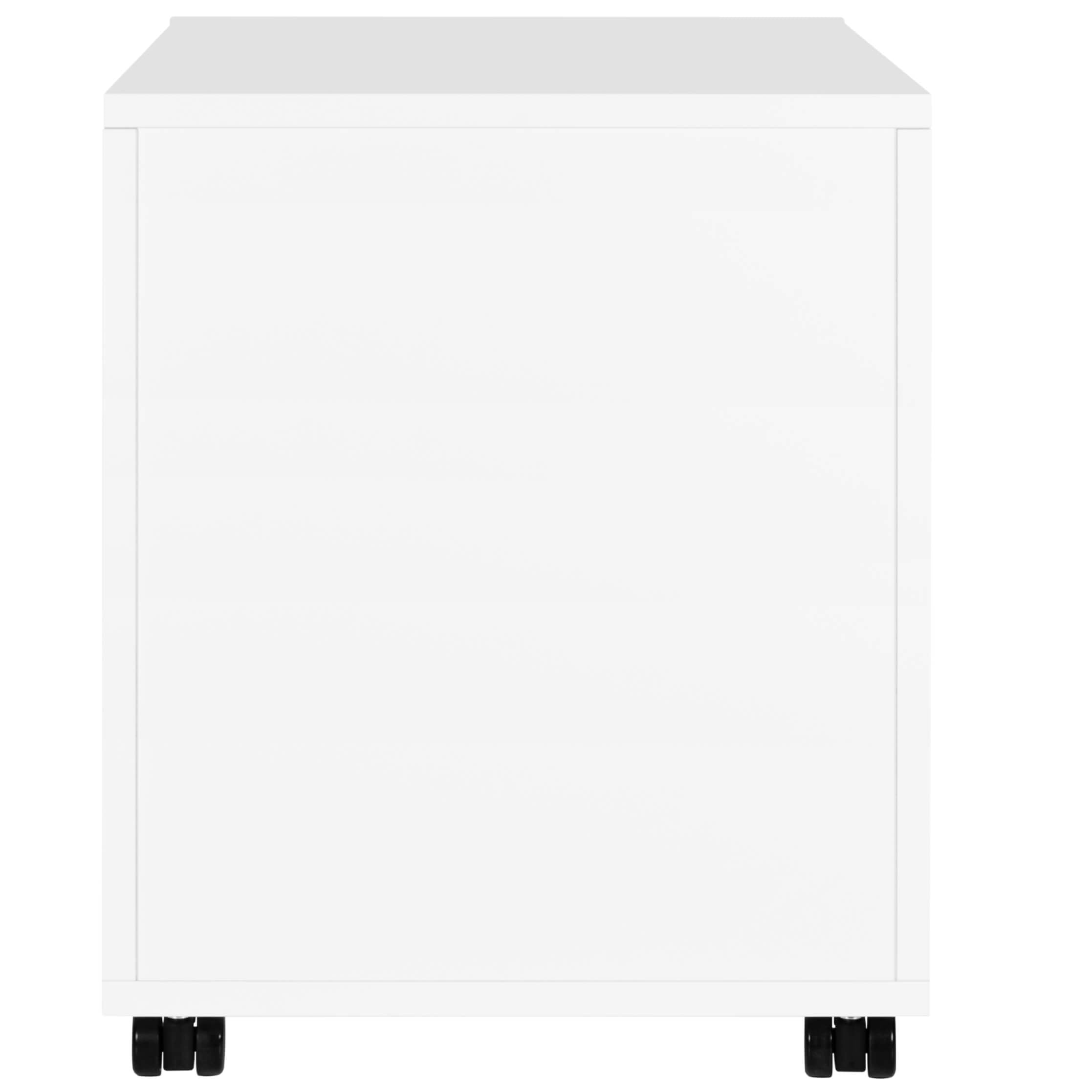 NOVA roll container | 2 XL drawers + 1 small parts compartment, 600 mm deep, white