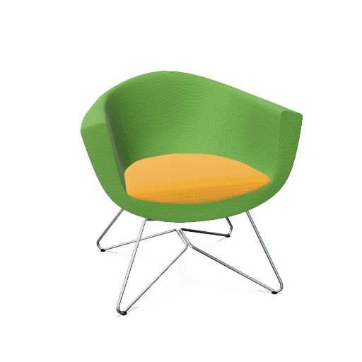 profim - Fauteuil de salon SORRISO | Piètement traîneau